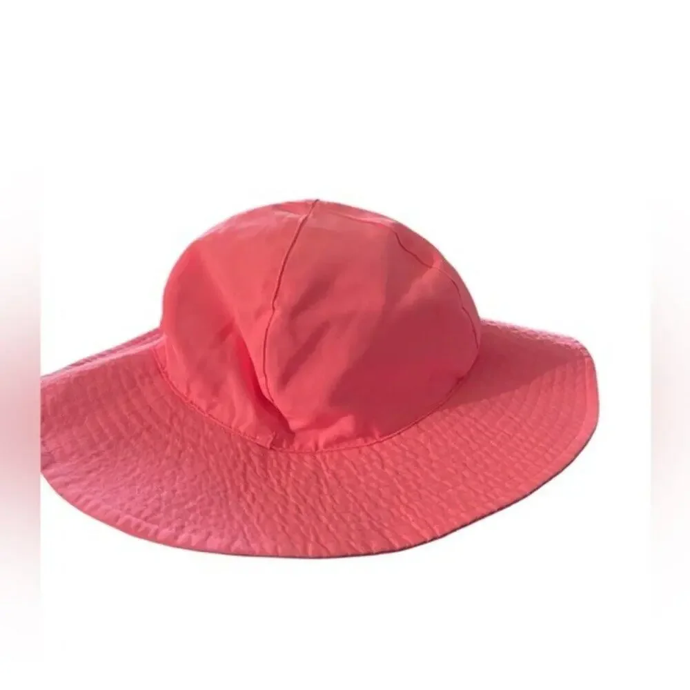 Carter’s Floral Hat coral pink Size 12-24 months